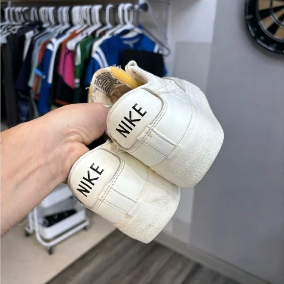 Nike Blazer Low Platform Women’s Size 9.5 Triple Sail White Y2K skate sneakers - Picture 4 of 6